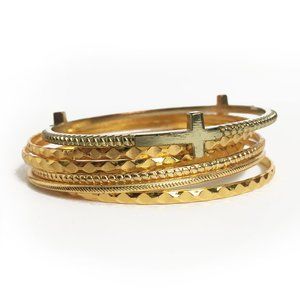 Gold Bangle Bracelets